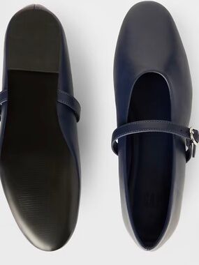 Gap Navy Blue Mary Jane Flats NWT 10